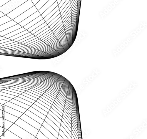 Abstract architectural wallpaper  digital background