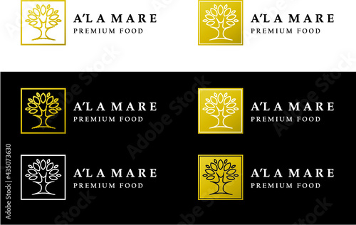 percom, logo, logotype, premium food, a'la mare