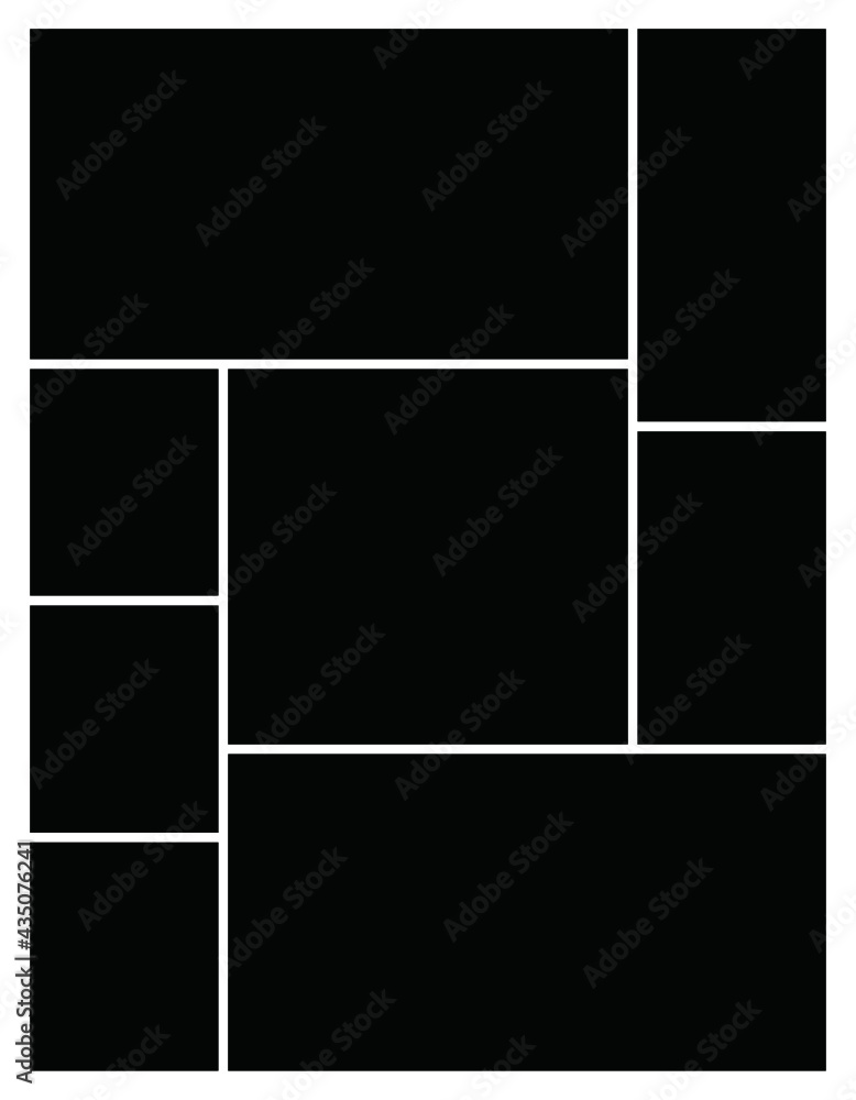 Photo frame templates collage Photo frame templates collage