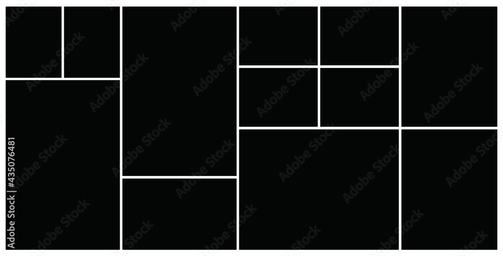 Photo frame templates collage Photo frame templates collage