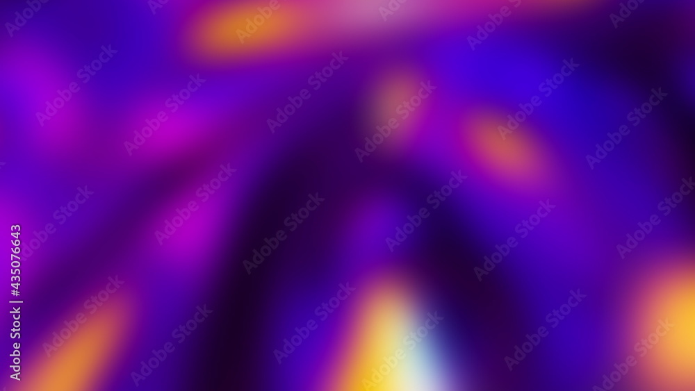 Abstract bright multicolored background with visual illusion and wave effects, 3d render computer generating