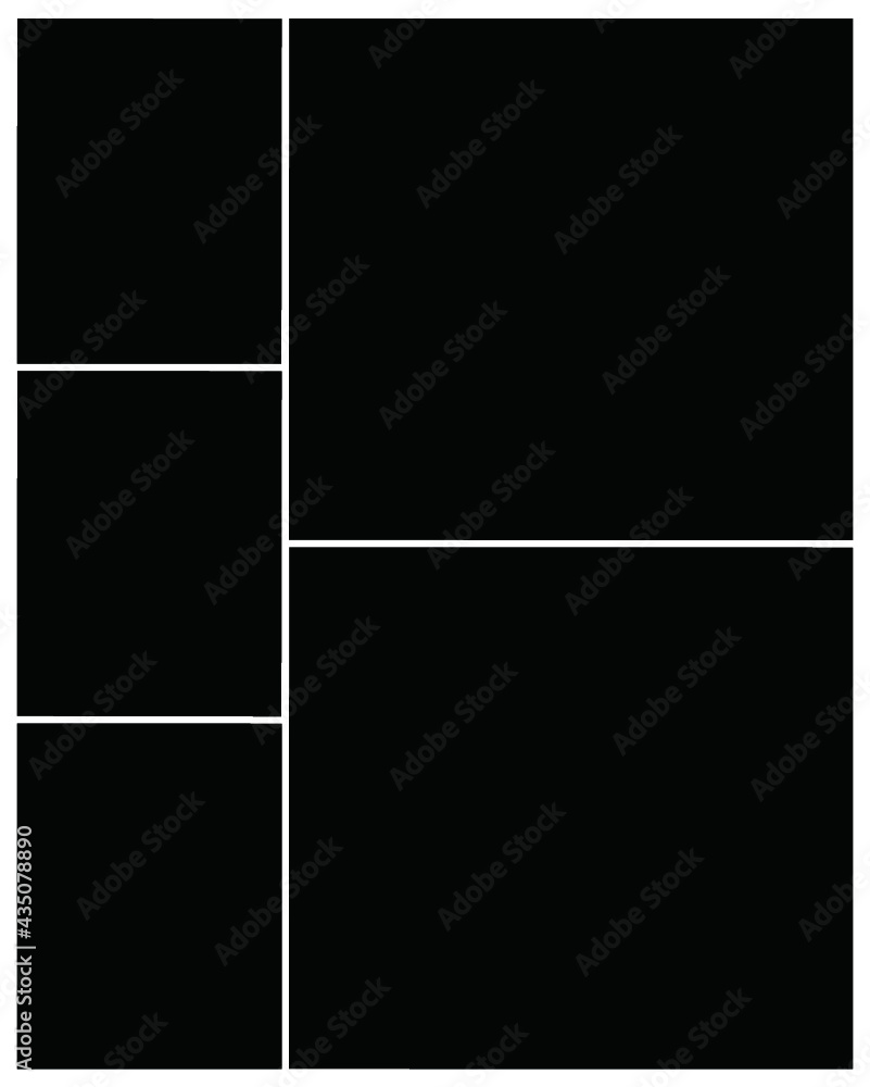 Photo frame templates collage