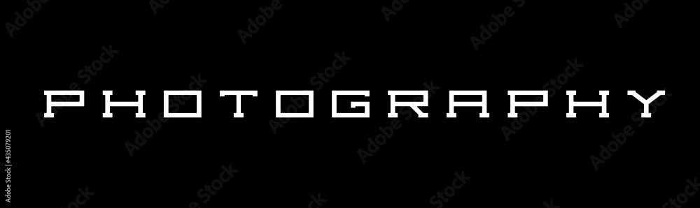 Photography lettering logo. Creative text for Photographer, business card, T shirt design. Download it now Photography lettering logo. Creative text for Photographer, business card, T shirt design. Download it now