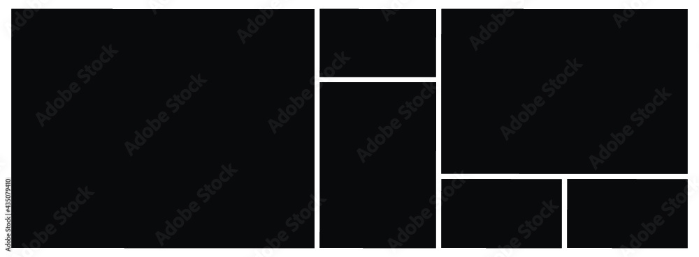 Photo frame templates collage Photo frame templates collage