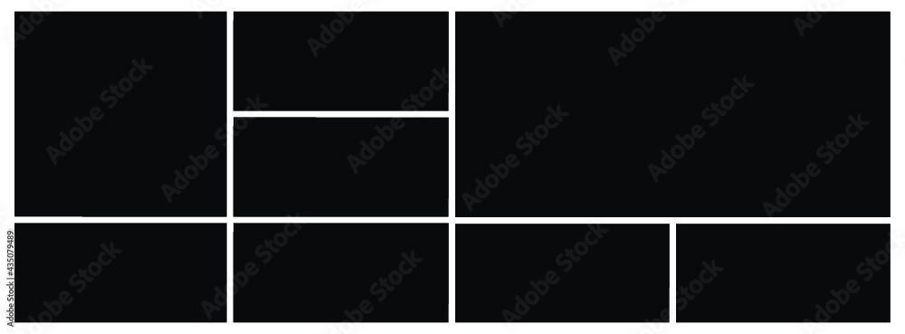 Photo frame templates collage Photo frame templates collage