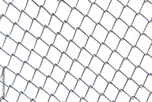 wire mesh netting isolated on white background