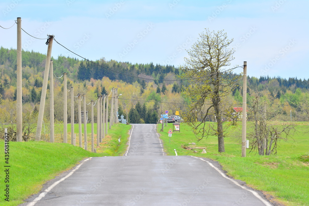 Landschaft in Böhmen CSSR 