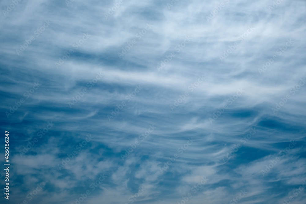 Fototapeta premium Nature design white dramatic cloud under blue sky