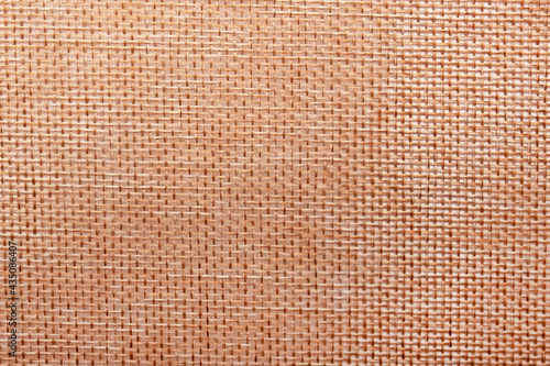 Brown sackcloth texture or background and empty space. jute texture