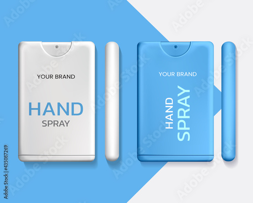 Portable hand spray packaging design
