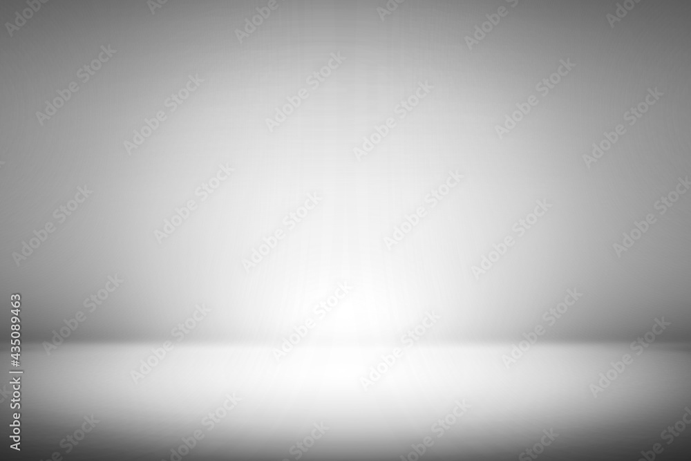 Gray and white empty room studio gradient texture abstract used for background and display banner or your product Gray and white empty room studio gradient texture abstract used for background and display banner or your product