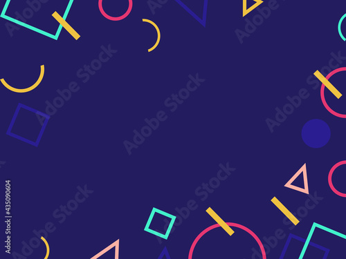 Colorful abstract geometric pattern with simple design,shape. Modern background for web banner,poster,branding,wallpaper, vector illustration