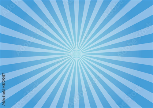 Stock Illustration - Halftone sunshine background,Abstract blue sunshine background.Sunburst and gradient background.Abstract summer sunny.  photo