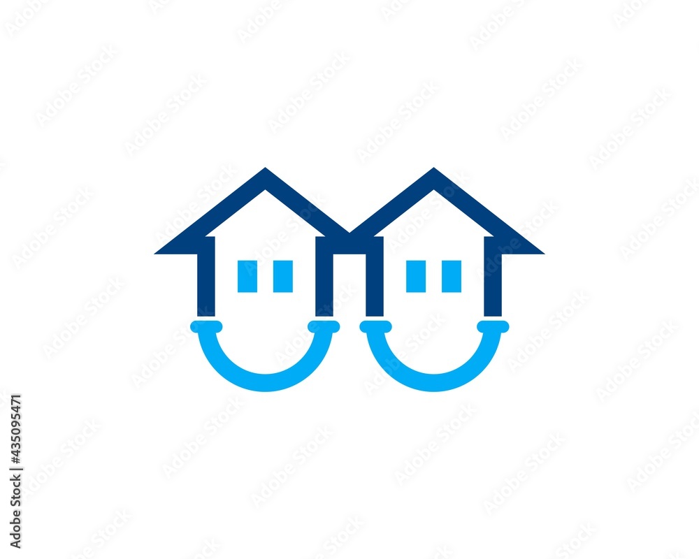 simple smile real estate vector simple smile real estate vector