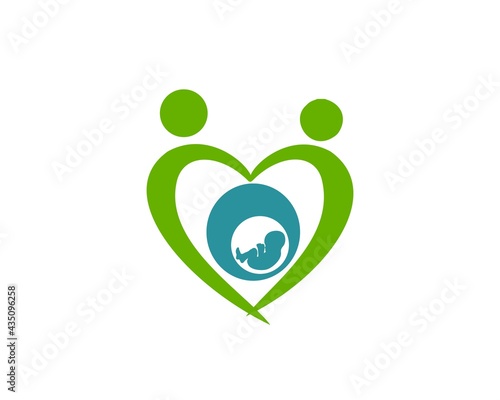 surrogacy and love simple logo