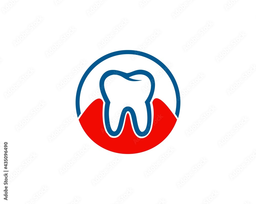 simple oral dental vector logo simple oral dental vector logo