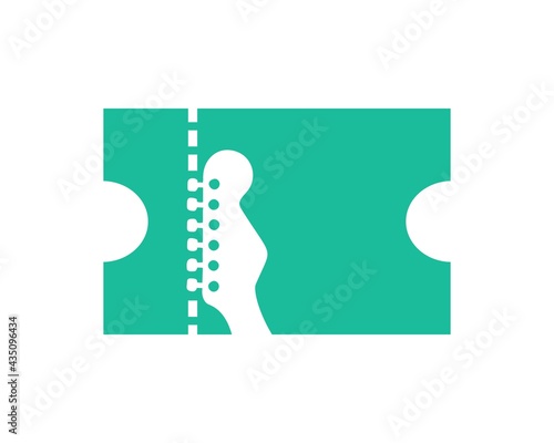 coupon ticket music logo icon