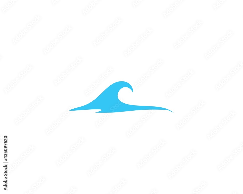 blue wave logo icon blue wave logo icon