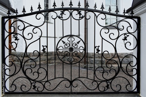 wrought iron gate