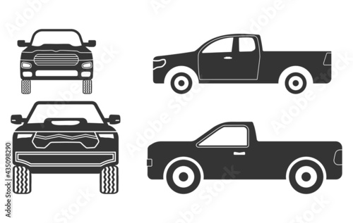 Ram 1500. vector, ram 1500. sign symbol icon vector , ram 1500, silhouette.
