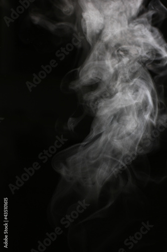 creeping smoke on a dramatic background