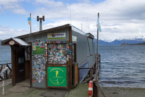 Tierra del Fuego post office, Argentina landmark