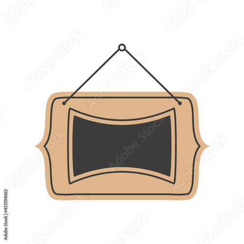 hanging vintage label