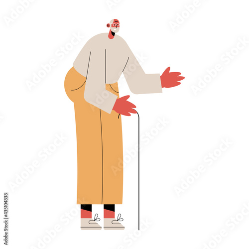old man character