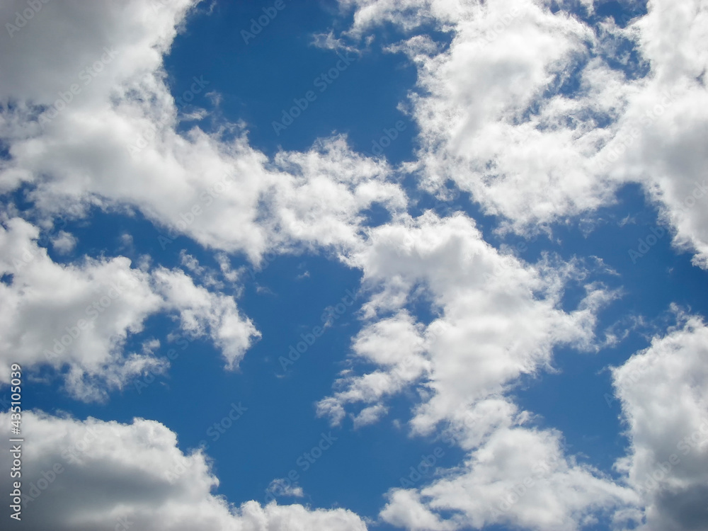 Blue sky background. Blue sky with white clouds Blue sky background. Blue sky with white clouds
