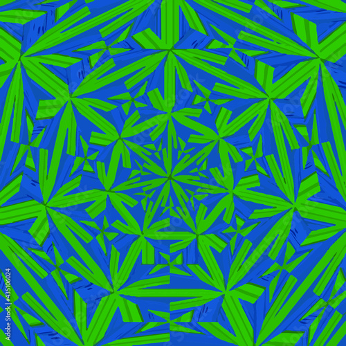 mandala with simple colors .incredible Pattern vector