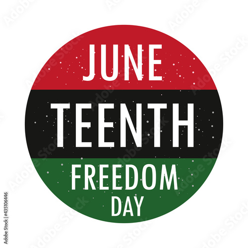 juneteenth freedom button