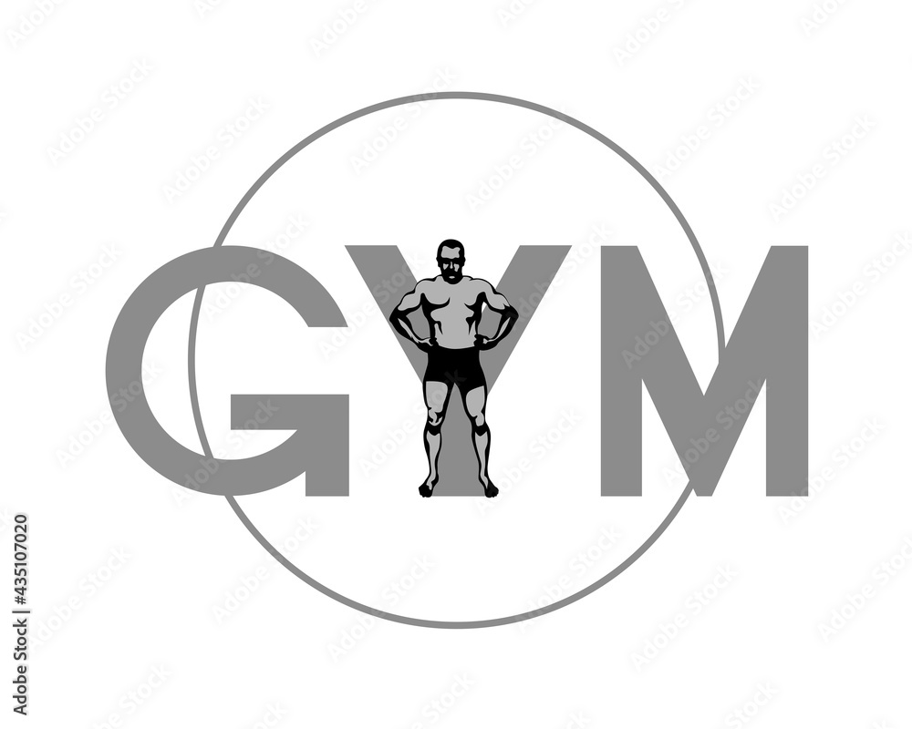 Fototapeta premium Young athlete is doing gymnastic exercises. Isolated silhouettes