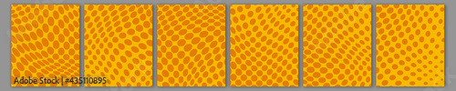 Set of vector cover notebook design. Abstract pop art dotted gradient template design for notebook paper, copybook brochures, book, magazine. Planner and diary cover for print