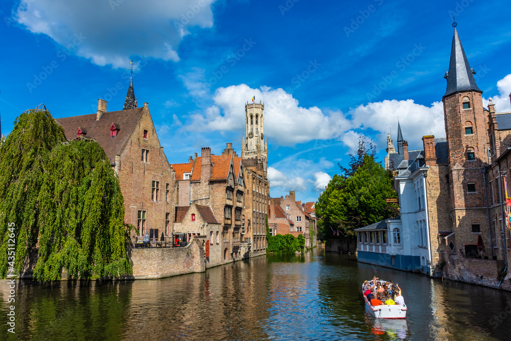 Fototapeta premium The city of Bruges in Belgium