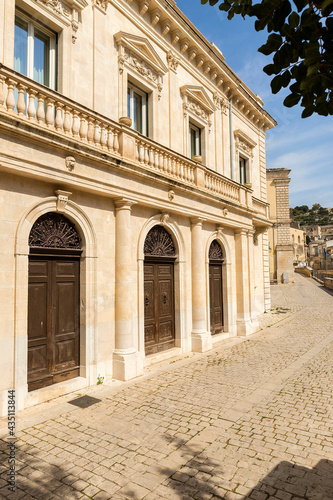 Architectural Historic Buildings in Scicli, Province of Ragusa, Sicily, Italy – (Palazzo Favacchio Patane).