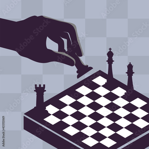 hand gaming chess