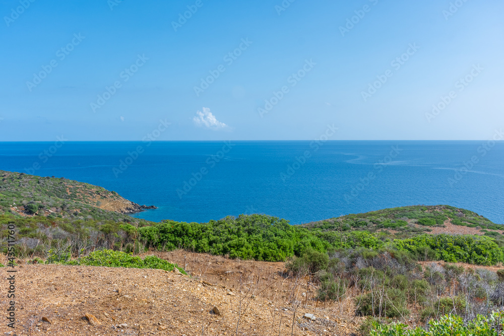 The beautiful landscape of Asiniara Island, Sardinia Italy