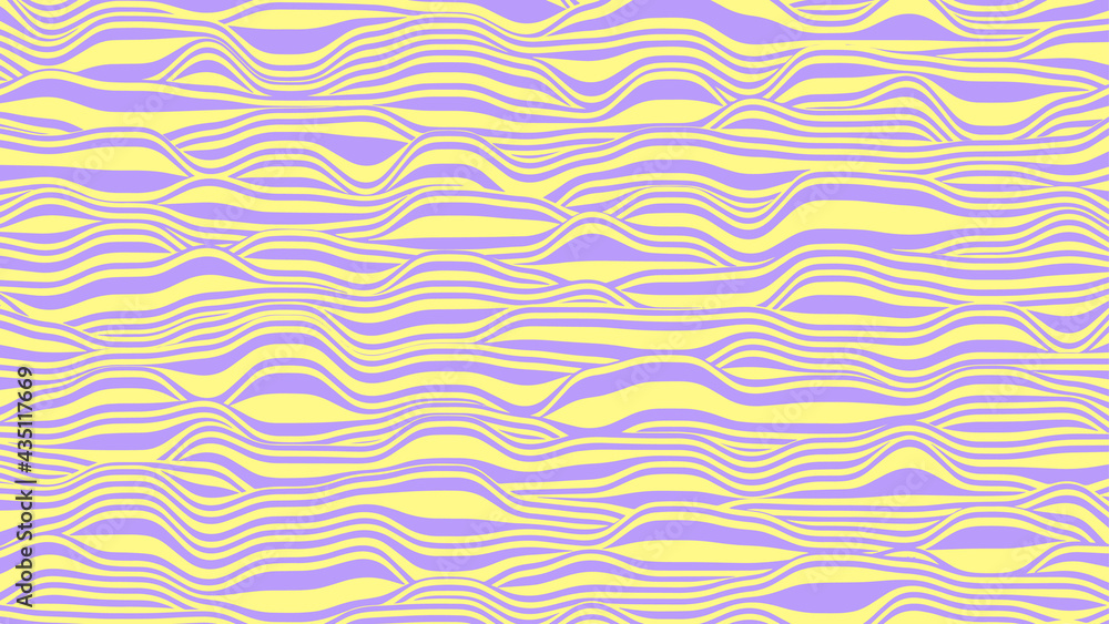 Abstract background in pink and white colors. Waves on a striped surface, vector illustration. Abstract background in pink and white colors. Waves on a striped surface, vector illustration.