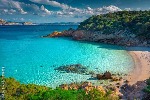 Amazing beach of Spargi island, Maddalena Archipelago, Sardinia Italy photo