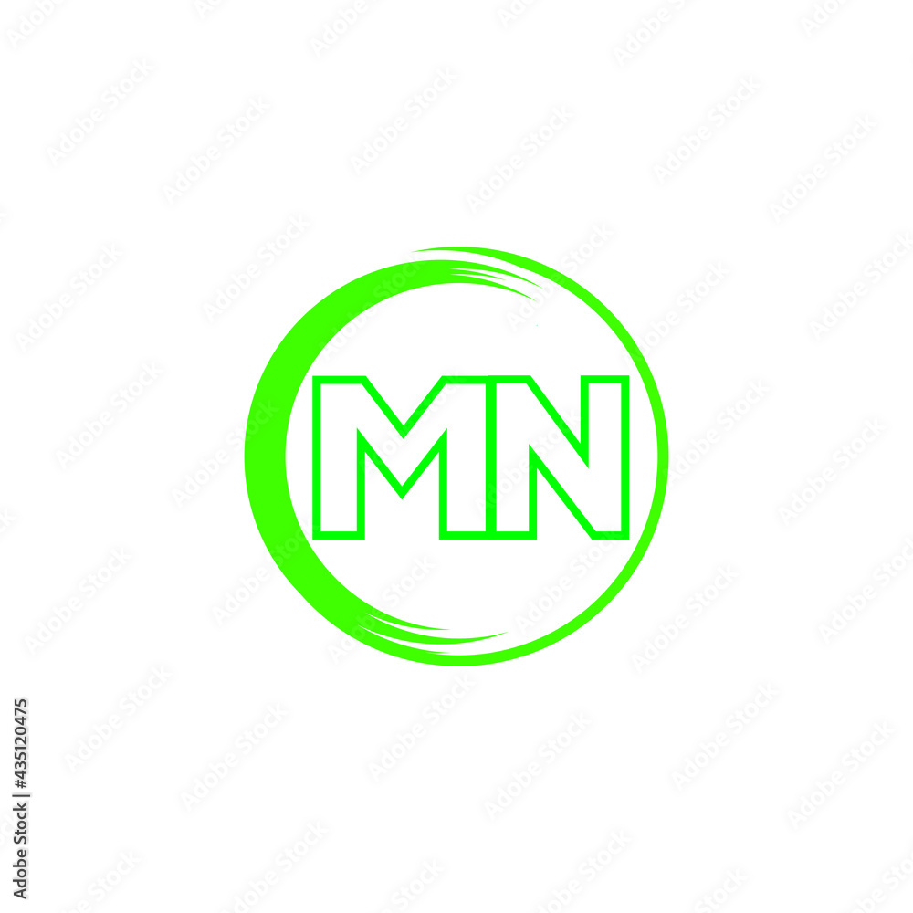 MN letter logo icon vector template on white background creative letter MN icon. MN vector. MN letter logo icon vector template on white background creative letter MN icon. MN vector.