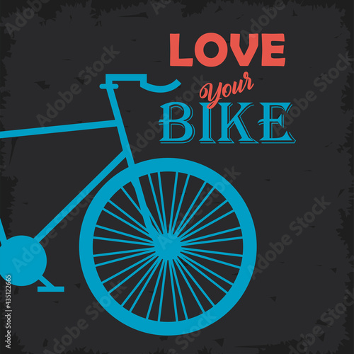 love your bike poster