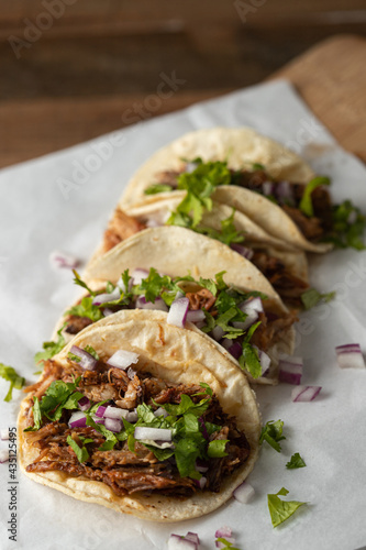 Barbecue tacos, regional Mexican food