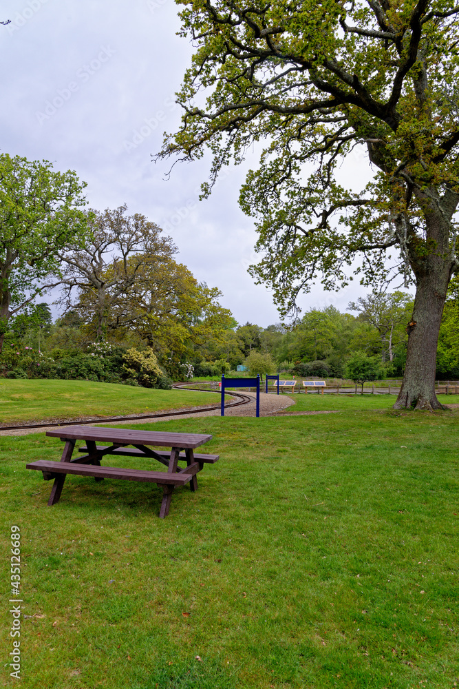 Spring in the grounds of Exbury gardens