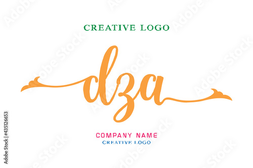 DZA lettering logo is simple, easy to understand and authoritative