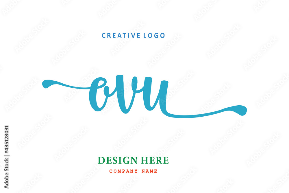 OVU lettering logo is simple, easy to understand and authoritative
