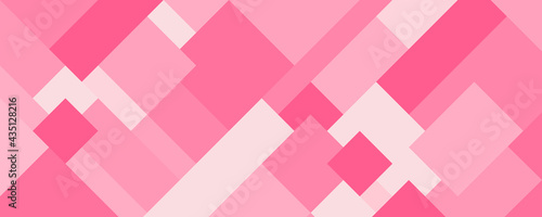 Abstract bright pink lines rectangular geometric background