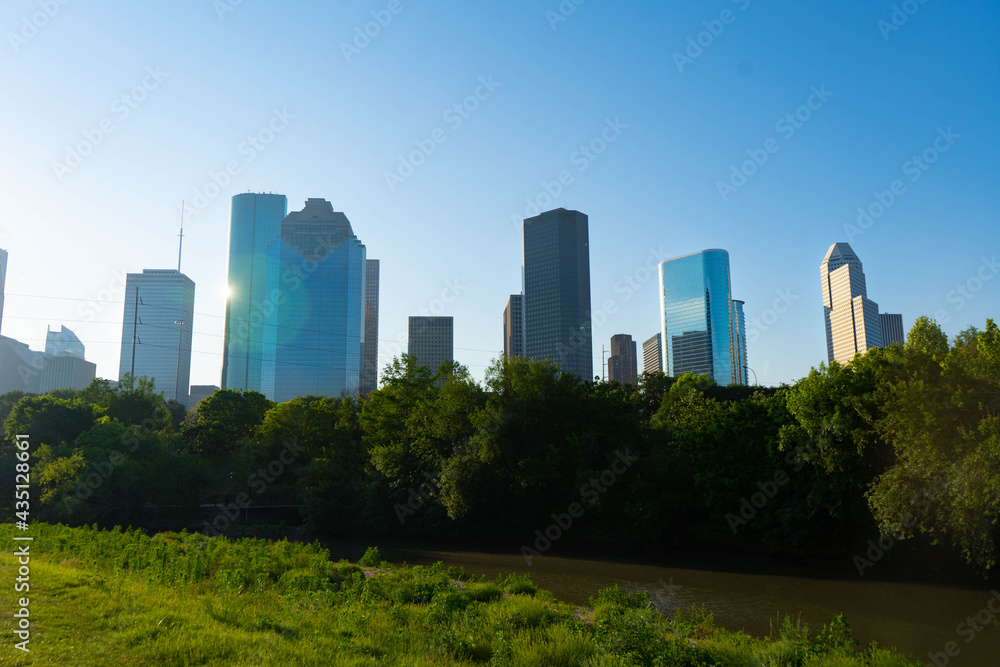 city Houston Skyline Building dowtown