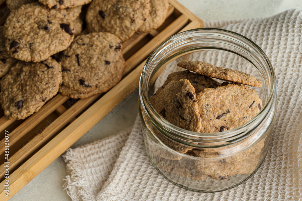 Fototapeta premium cookies with chocolate chips