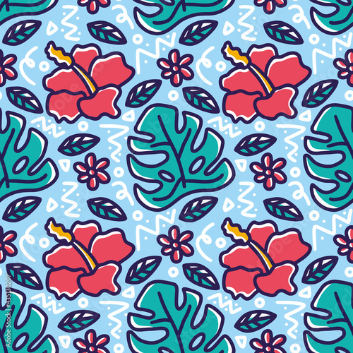 drawing of hand drawn garden