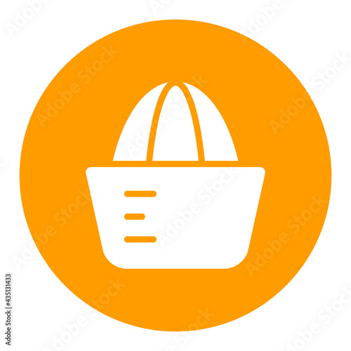 Lemon squeezer vector glyph icon. Kitchen appliance